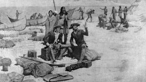 How did Sacagawea and Watkuweis help the Lewis and Clark Expedition?