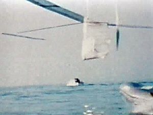 Watch the “Gossamer Albatross” the first human-powered plane crossing the English Channel in 1979