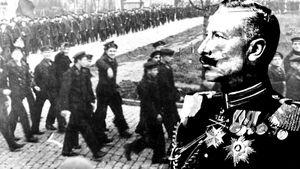 Learn about the civil unrest and the widespread revolution amongst the Germans after Germany's defeat in World War I leading to the abdication of Wilhelm II